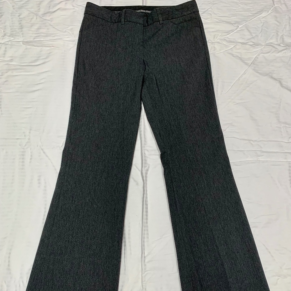 Express Boot Cut Charcoal Gray Slacks - Size 4l - image 3